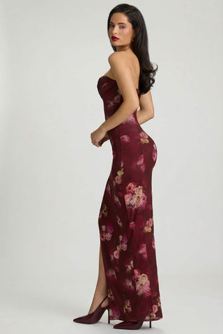 Beaded Bandeau Maxi Dress