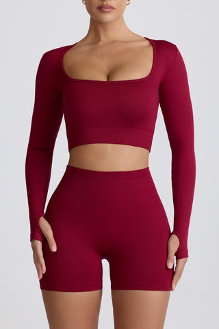 Seamless Long Sleeve Crop Top