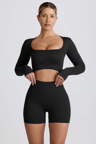 Seamless High Waist Sculpting Shorts