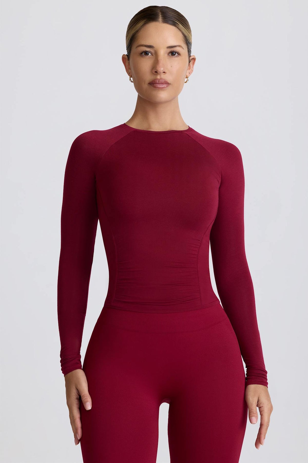 Ruched Long Sleeve Top