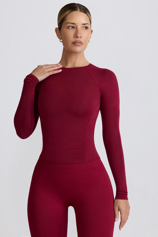 Ruched Long Sleeve Top