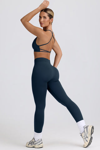 Seamless Backless Sports Bra