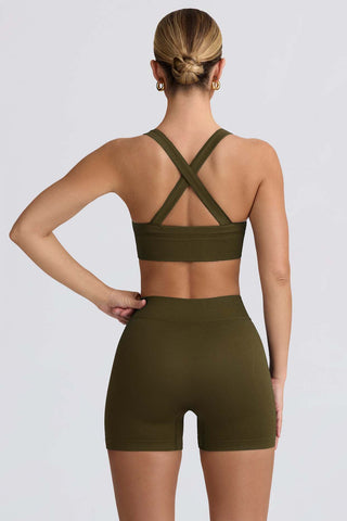 Seamless High Waist Workout Shorts