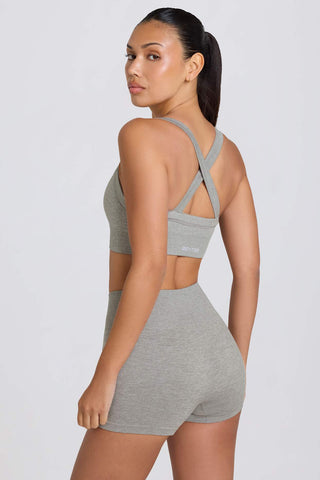 Seamless Grey Sculpt Shorts