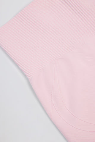Powder Pink Seamless Workout Shorts