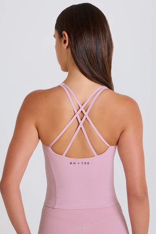 Cross Back Longline Tank Top