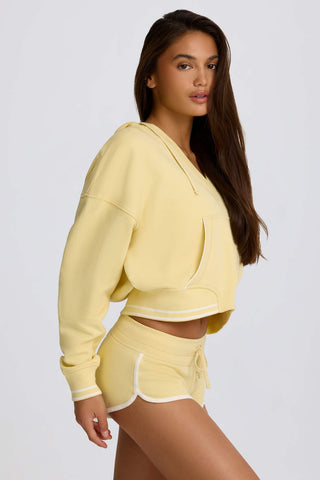 Relaxed V Neck Hoodie