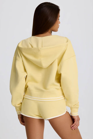 Relaxed V Neck Hoodie