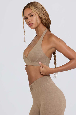 Plunge V Neck Sports Bra