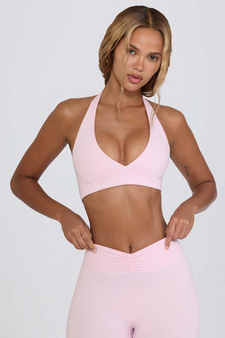 Plunge V Neck Sports Bra