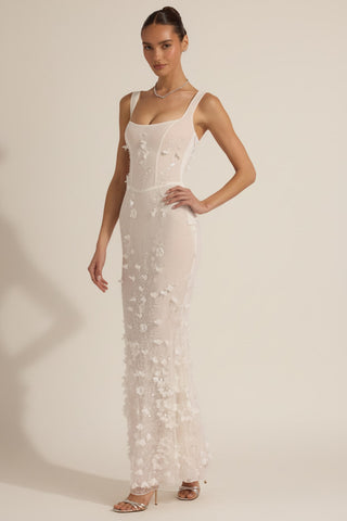 Embellished Fishtail Corset Gown