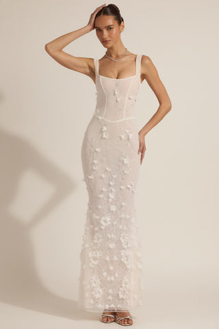 Embellished Fishtail Corset Gown
