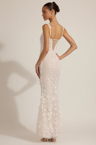 Embellished Fishtail Corset Gown