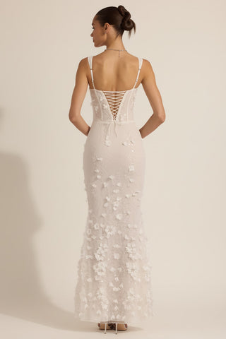 Embellished Fishtail Corset Gown