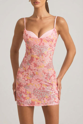 Embellished Camisole Mini Dress