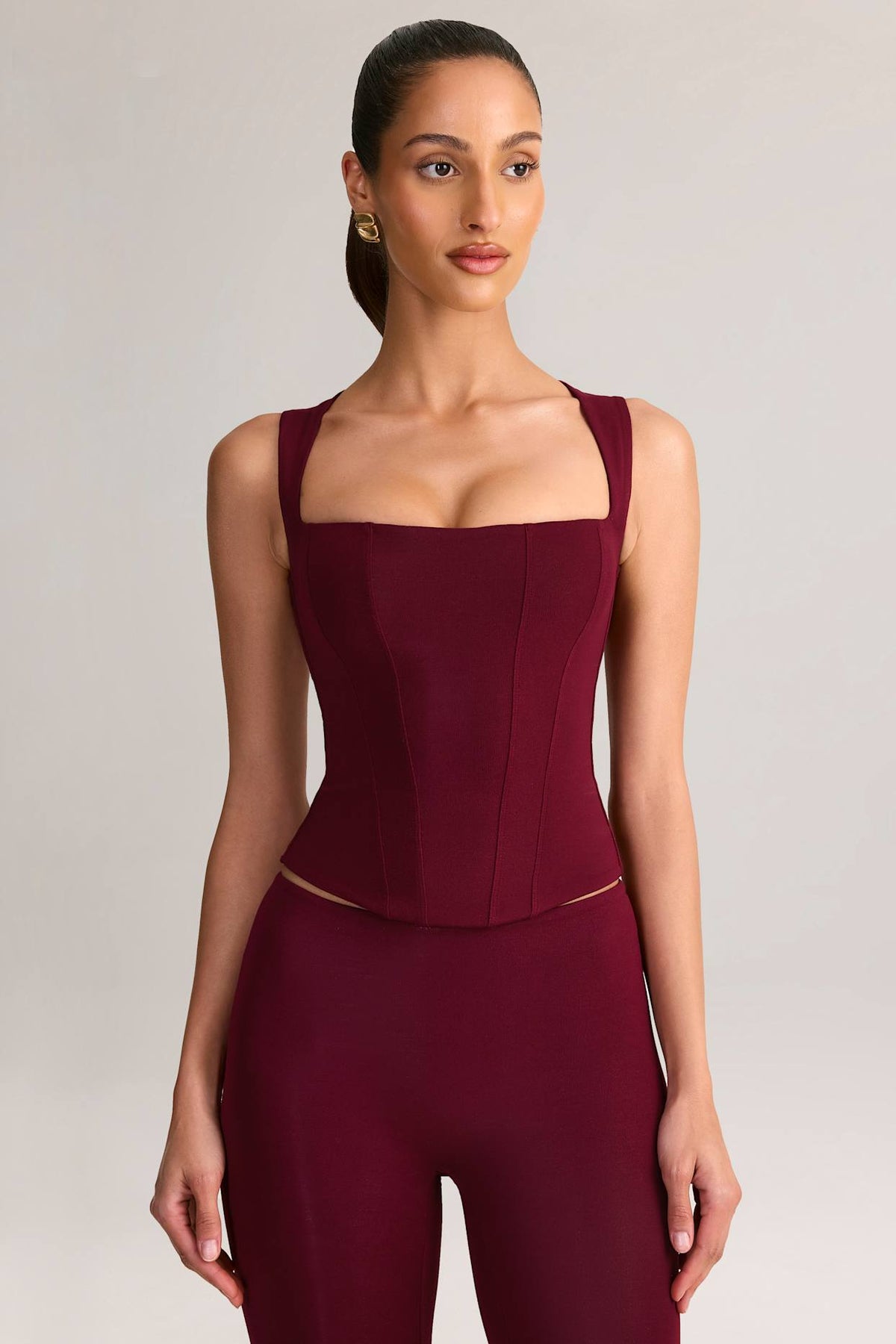 Square Neck Corset Top