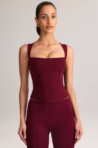 Square Neck Corset Top