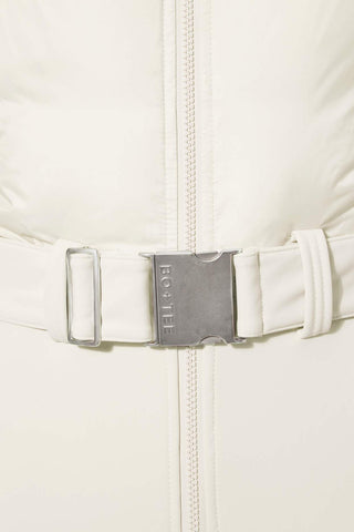 Layered Ski Suit with Belted Waist