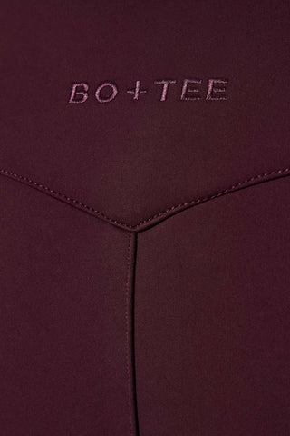 Burgundy Ski Salopettes with Belted Waist