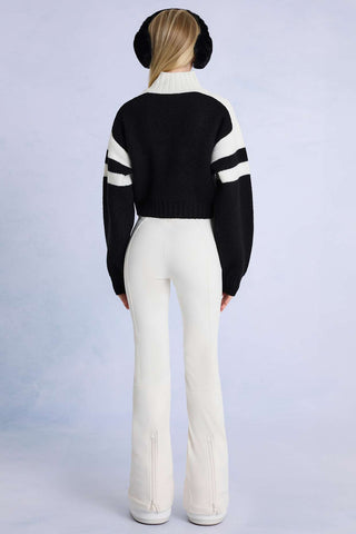 Waterproof Ski Salopettes with Flared Legs