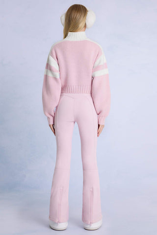 Powder Pink Ski Salopettes