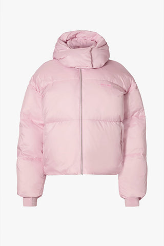 Powder Pink Cropped Ski Jacket