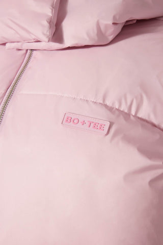 Powder Pink Cropped Ski Jacket