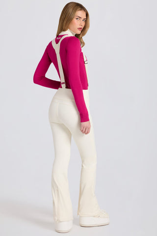 Flared Ski Salopettes with Suspenders