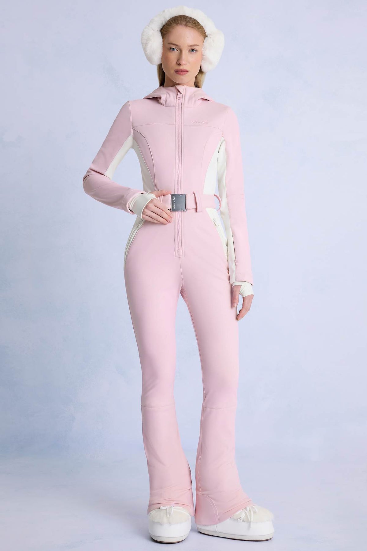 Powder Pink Ski Suit