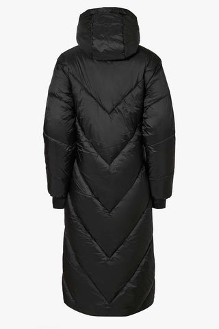 Sleek Waterproof Longline Parka