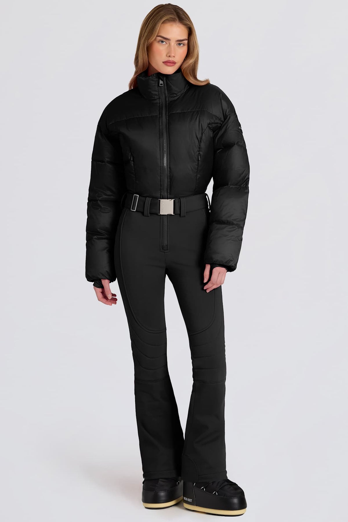 Waterproof Padded Belted Ski Suit
