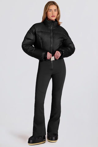 Waterproof Padded Belted Ski Suit