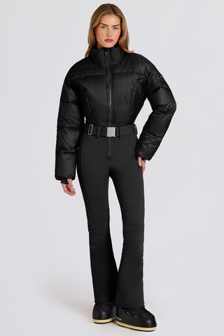 Waterproof Padded Belted Ski Suit