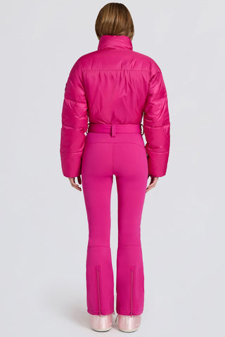 Padded Ski Suit in Magenta Pink