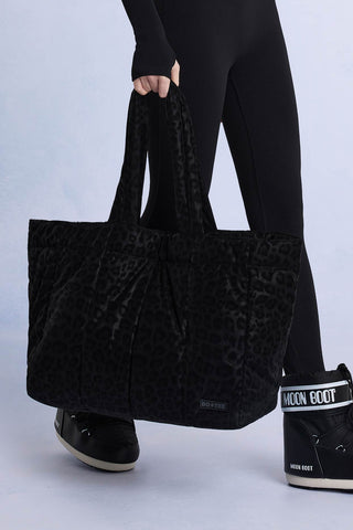 Quilted Puffer Tote Bag