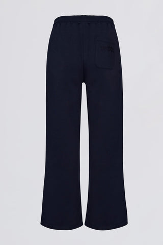 Classic Navy Wide Leg Joggers