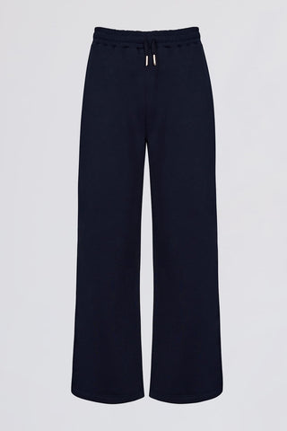 Classic Navy Wide Leg Joggers