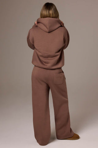 Soft Brushed Jersey Wide Leg Joggers