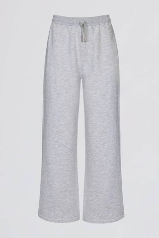Grey Marl Wide Leg Joggers