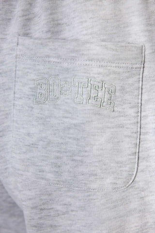 Grey Marl Wide Leg Joggers