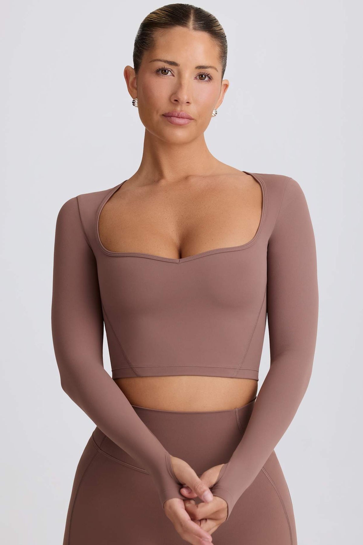 Sweetheart Neck Crop Top
