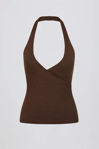 Wrap Halterneck Tank Top
