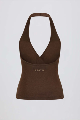 Wrap Halterneck Tank Top