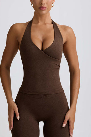 Wrap Halterneck Tank Top