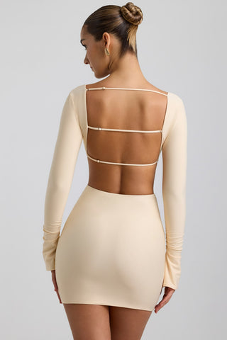 Cut Out Hardware Detail Mini Dress