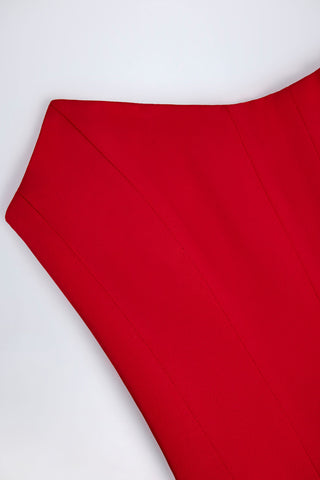 Lace Up Satin Corset Top