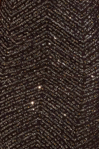 Sparkle Chevron Maxi Dress