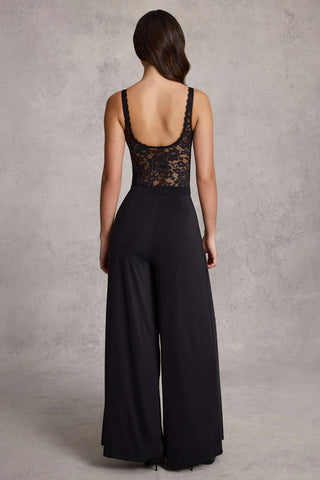 Sheer Wide Leg Trousers