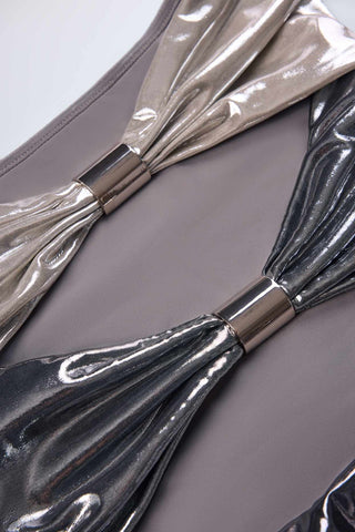 Cut Out Panel Swimsuit