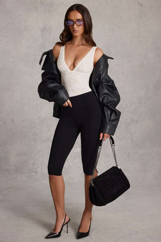 Lace Plunge Bodysuit